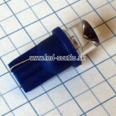 A-�iarovka LED 12V W5W W2,1x9,5d cel.modr�-sada 2ks - ROZPTYL