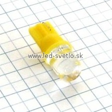 A-�iarovka LED 12V W5W W2,1x9,5d celoskl.oran�. sada 2ks-rozptyl